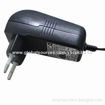Adapter, 12V DC Output Voltage, 12W Maximum Power with Double-sided Board